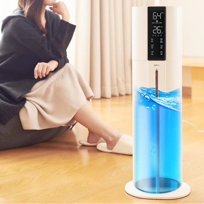 Floor-standing Humidifier Household Silent Bedroom Large Fog Volume Type Spray Sterilization Air Purifier 9L | Бытовая техника