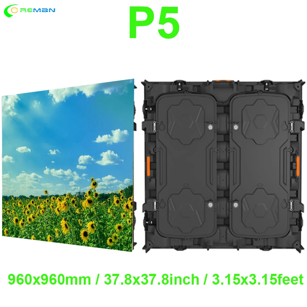 Продажа с завода светодиодный шкаф для дисплея p5 p10 960x960 мм плитки панель RGB