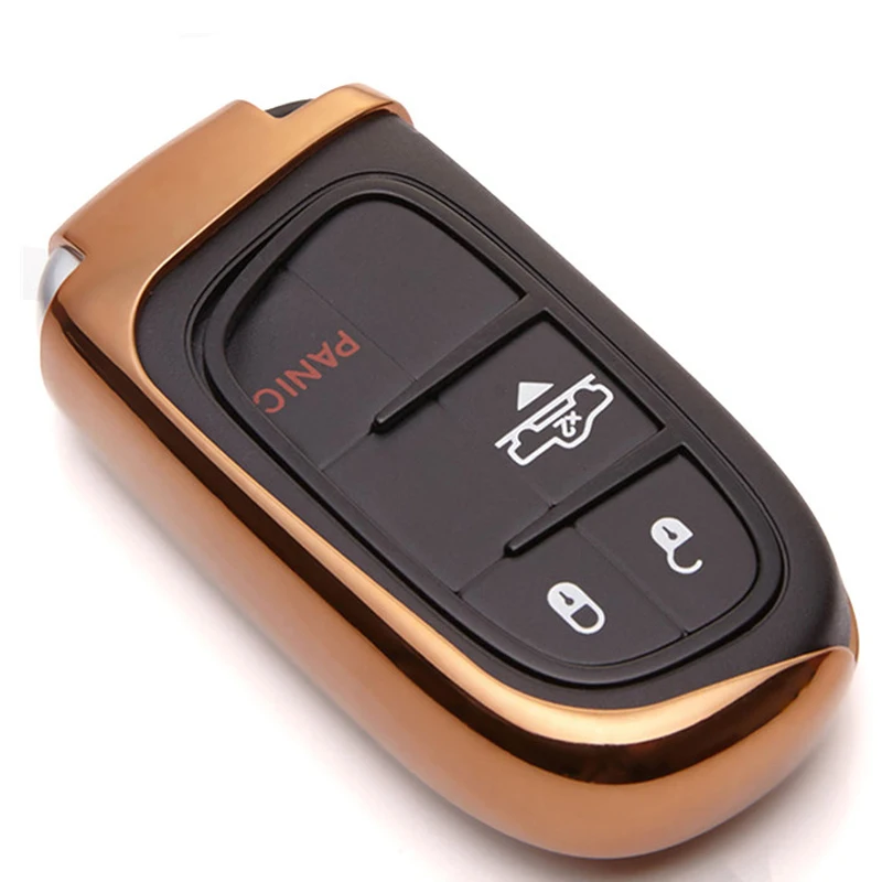 ТПУ защитный чехол для автомобильного ключа Jeep Liberty Renegade Compass Patriot Grand Cherokee Wrangler JL