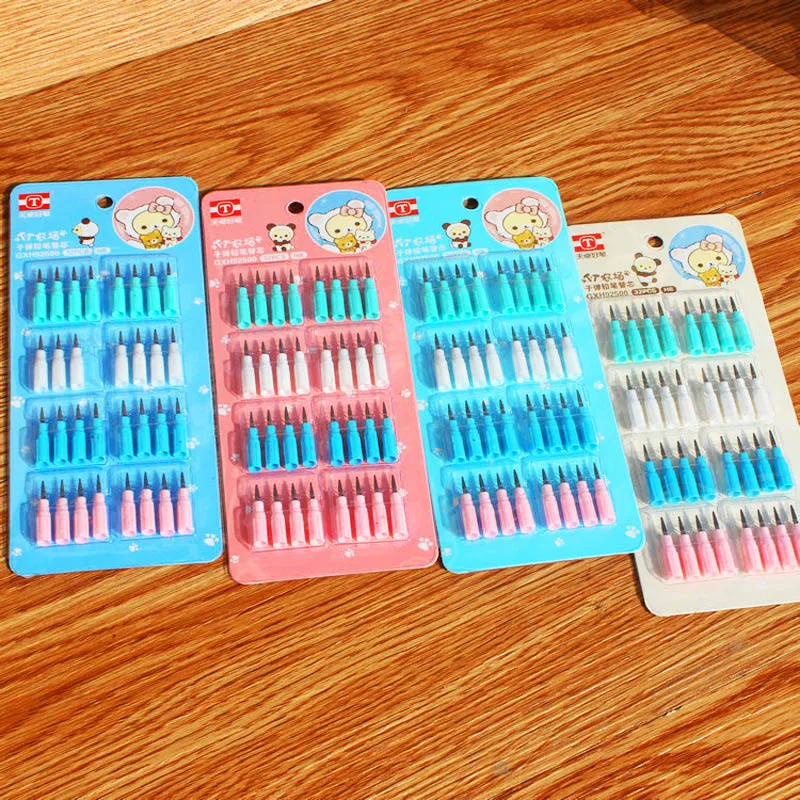 32 шт./компл. Новые 2 мм стержни для карандаша милый HB карандаш сменные Kawaii школьные