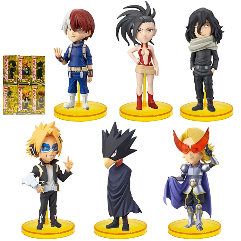 

6pcs/set 10cm Anime My Hero Academia Figurine Todoroki Shouto Action Figure Kaminari Denki Statue PVC Collection Model Toys