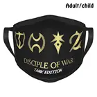 Бак Edition анти пыли многоразовая маска для лица Final Fantasy Xiv 14 Ffxiv Gunbreaker танцор рыцарская, слесарный темно