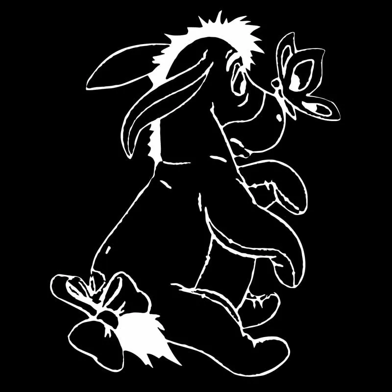 Красивая Автомобильная наклейка Volkrays аксессуары для донов и бабочек отражающая