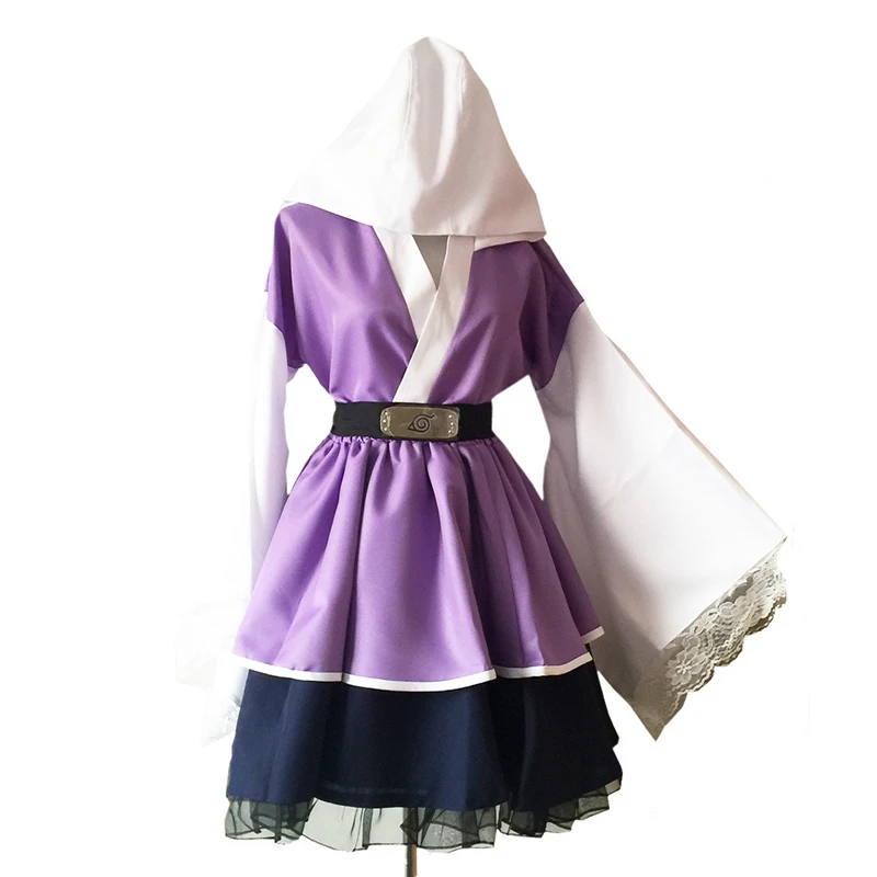 

Anime Hokage Uzumaki Naruto Hyuga Hinata Akatsuki Cosplay Costume Girls Cosplay Skirt Halloween Costumes Women Party Clothing