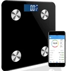 Весы напольные цифровые для ванной комнаты, умный прибор для измерения массы тела, индекса массы тела, с Bluetooth