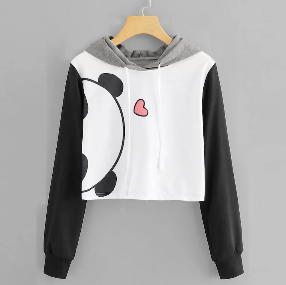 Женские толстовки свитшоты для девочек розовый синий короткий топ с рукавами