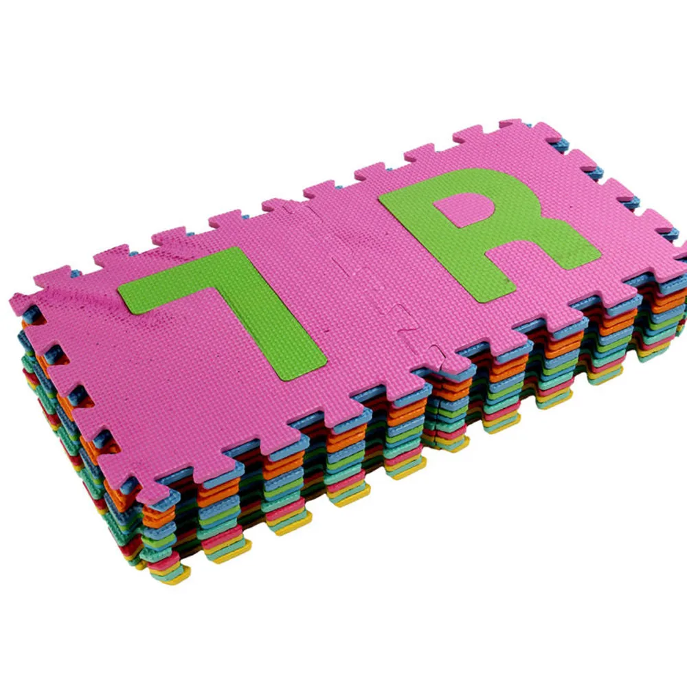 36 шт. Алфавит цифры эва пола игровой коврик Детская комната ABC пазл мозайка ЕВА