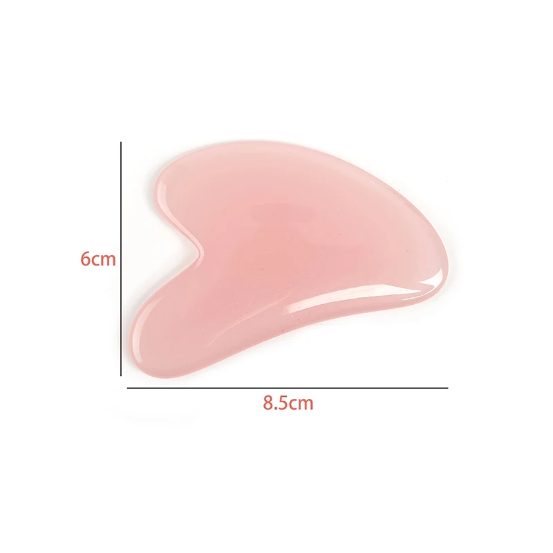 

3/5pcs Natural Jade Gua Sha Scraper Board Massage Rose Quartz Jade Guasha Stone Face Neck Skin Lifting Wrinkle Remover