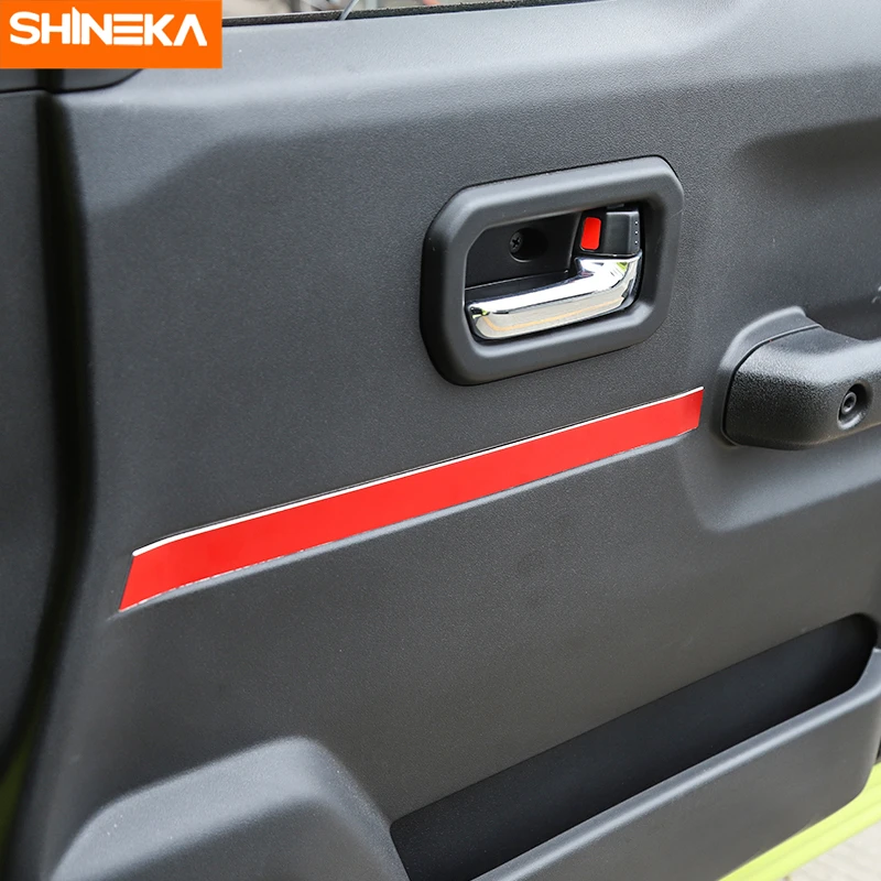 SHINEKA наклейка из алюминиевого сплава для Suzuki Jimny внутренняя декоративная на дверь
