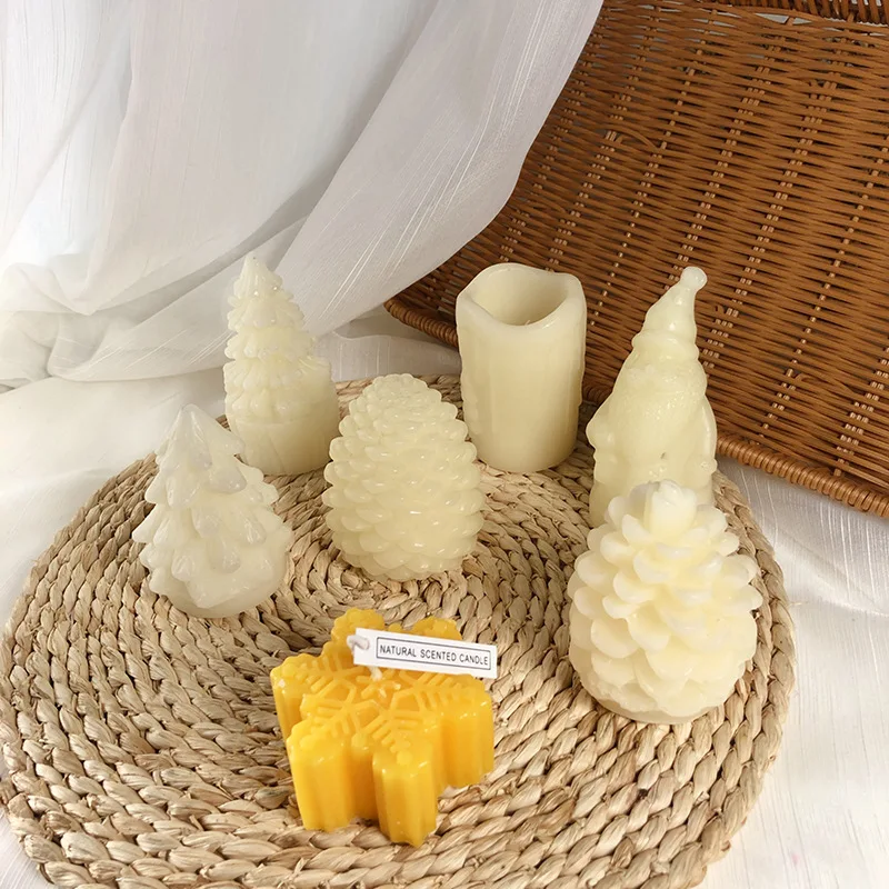 Бездымные светодиодный ные свечи Рождественская елка сосновый конус ная свеча