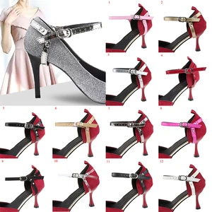 1 Pair High Heel Shoelace Free Triangle Bundle Shoe Laces Anti-Slip Adjustable Straps Shoes Buckles Shoes Accessory Decoration