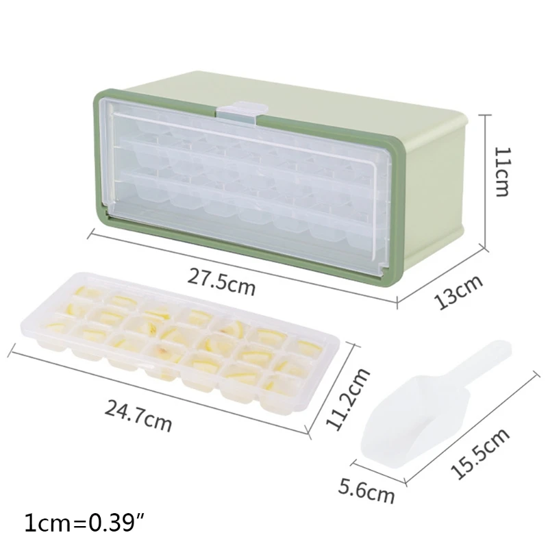 

Round Ice Cube Tray Pull Ice Ball Maker Mold Scoop Cover for Chilling Cocktail Whiskey Home Tea Coffee Drink Juice M6CE