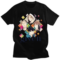 2021 japanese anime yaoi bl given print tshirt cartoon t shirt anime music short sleeve men woman fashion casual black t shirt