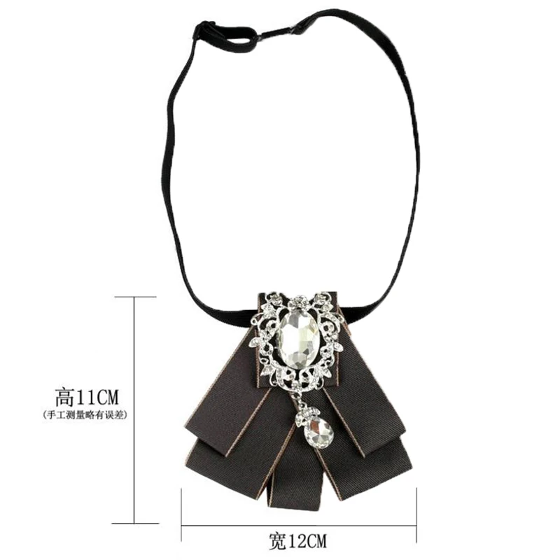 

Ribbon Bow Neck Tie Women's Wedding Dress Shirt Blouse Ties Silk Bowtie Best Man Bridegroom Collar Outfit Accessories