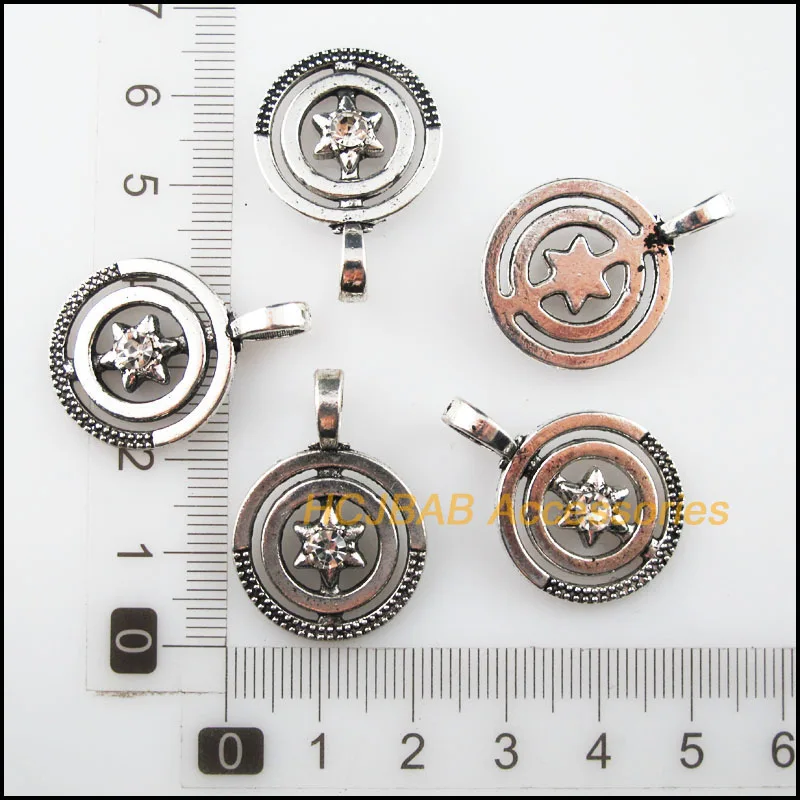 Модная обувь на каблуке 10 шт. Новинка с листком клевера Подвески прозрачные