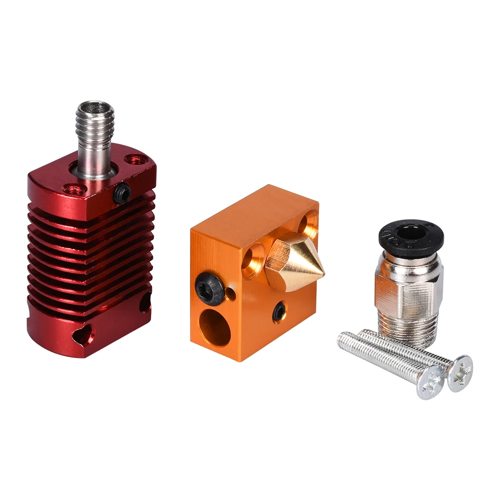 

MK8 Assembled Extruder Hot End Kit 0.4mm Nozzle Fit For Creality 3D CR-10