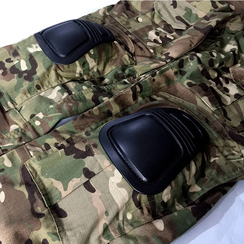 Военная Тактическая g2 g3 лягушка костюм наколенники и налокотники Поддержка