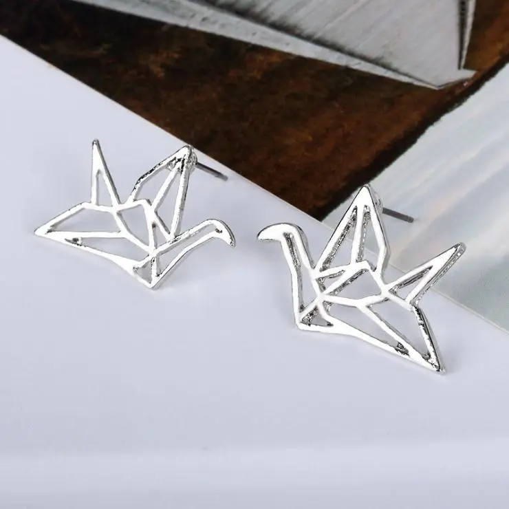 Быстро продаваемые и серьги с уникальной индивидуальностью бумажные кран