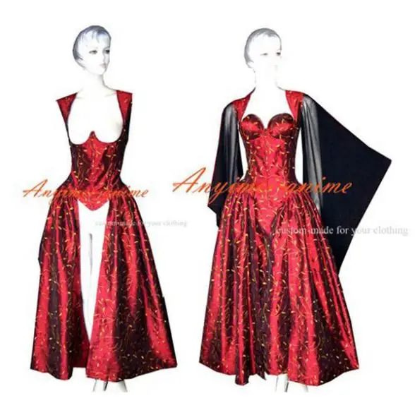 

O Dress The Story Of O With Bra Red Taffeta Dress Cosplay Costume Tailor-made[G316]