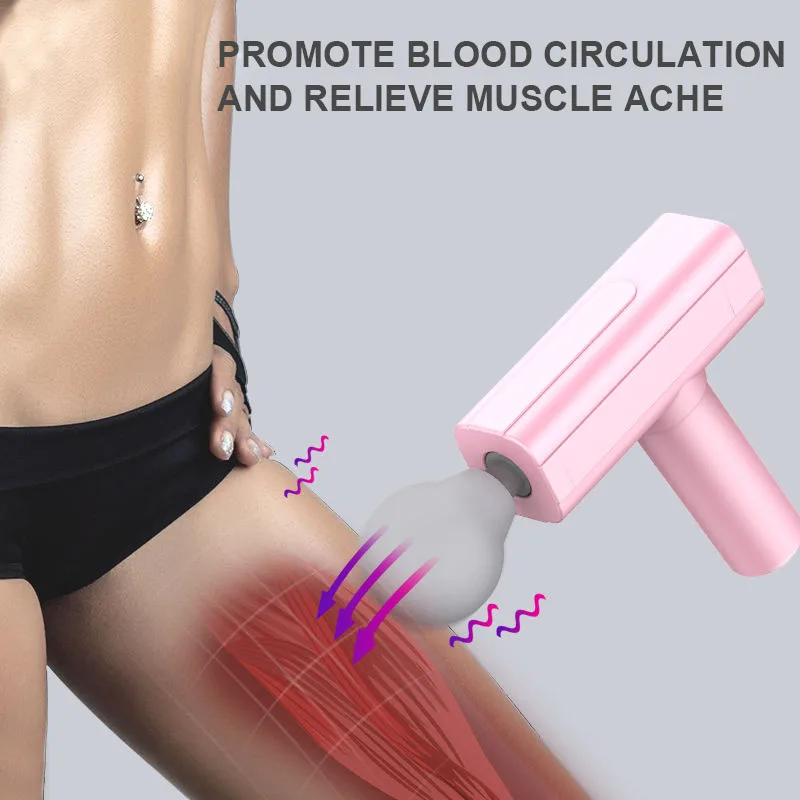 

Massage Gun Muscle Relaxation Massager Vibration Fascial Gun Fitness Equipment Design For Male Female Relaxation