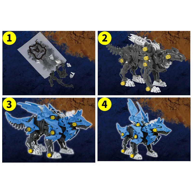 

ZOIDS TAKARA TOMY Electric assembled model toy Awakening Action Figure Dragon Transformation Robot Children Toys Gifts