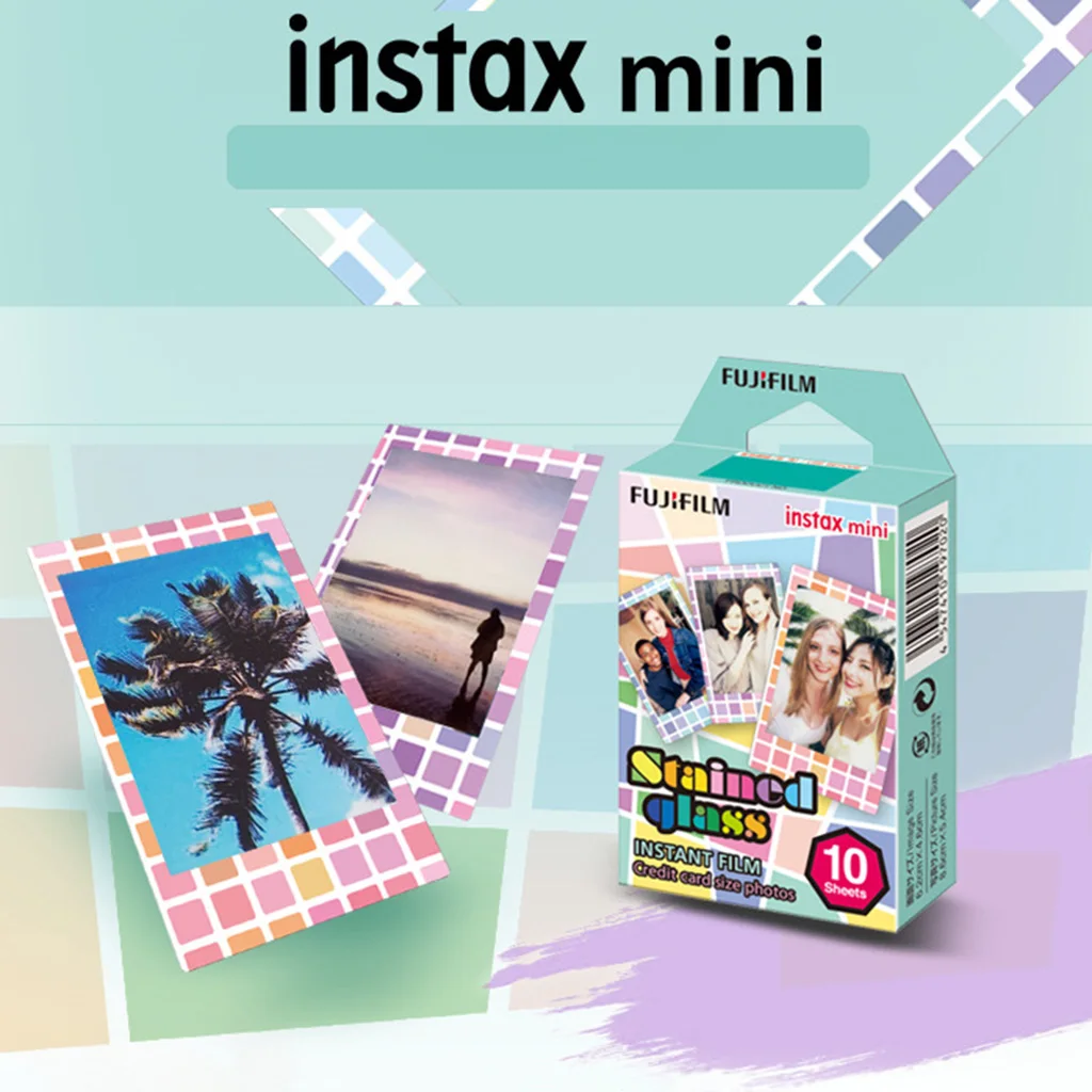 Fujifilm Instax 10 Sheets Mini Film Instant Photo Paper For Fuji 8 9 7s 70 25 50s 90 Camera SP-1 2 |