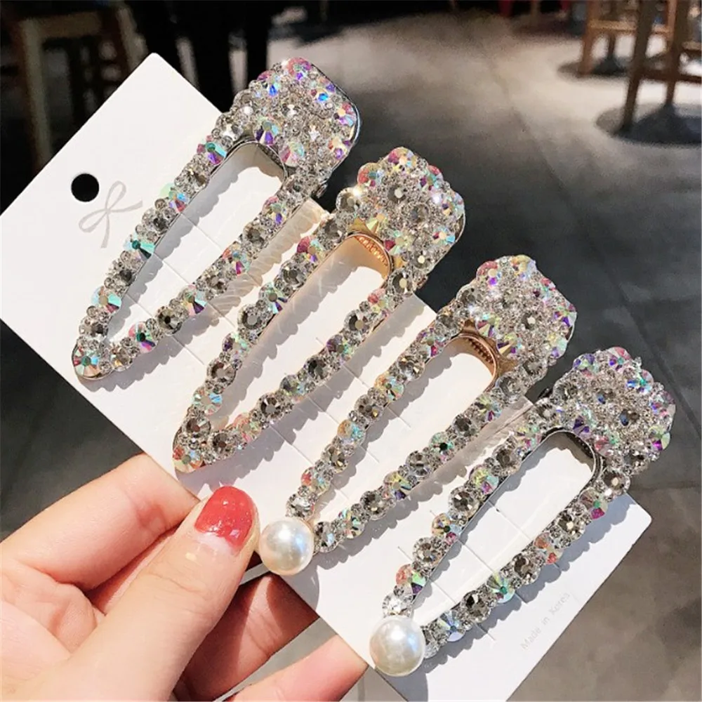 Женская заколка для волос с кристаллами 1 шт.|Шпильки и заколки волос| |