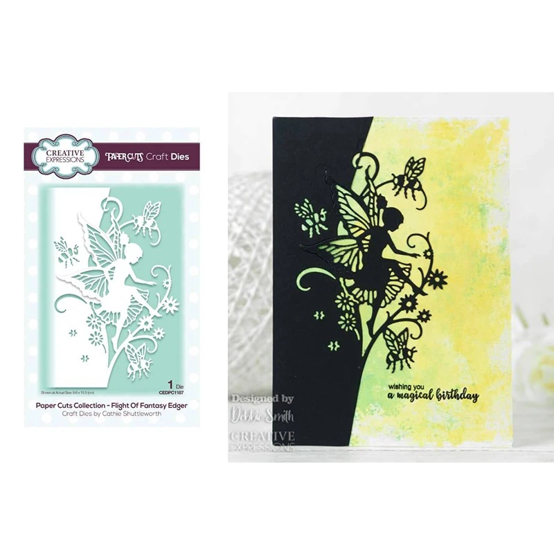 

Angel Flight Metal Cutting Dies Scrapbook Diary Decoration Stencil Embossing Template DIY Greeting Card Handmade 2021
