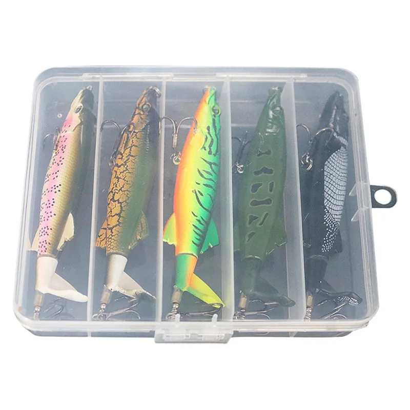 

Совершенно новая приманка 5 шт. 13 см/16 г твердая приманка пропеллер трактор волна Альпинизм плавающая приманка-карандаш искусственная прима...