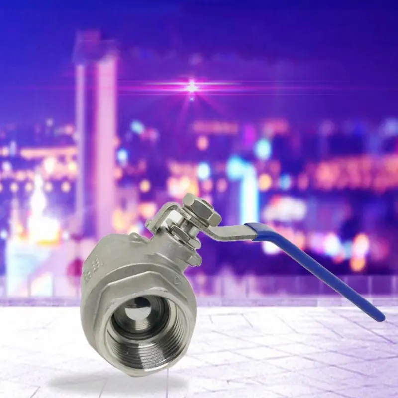 

304 1/2" 3/4"1" 2P two piece stainless steel full diameter ball controller