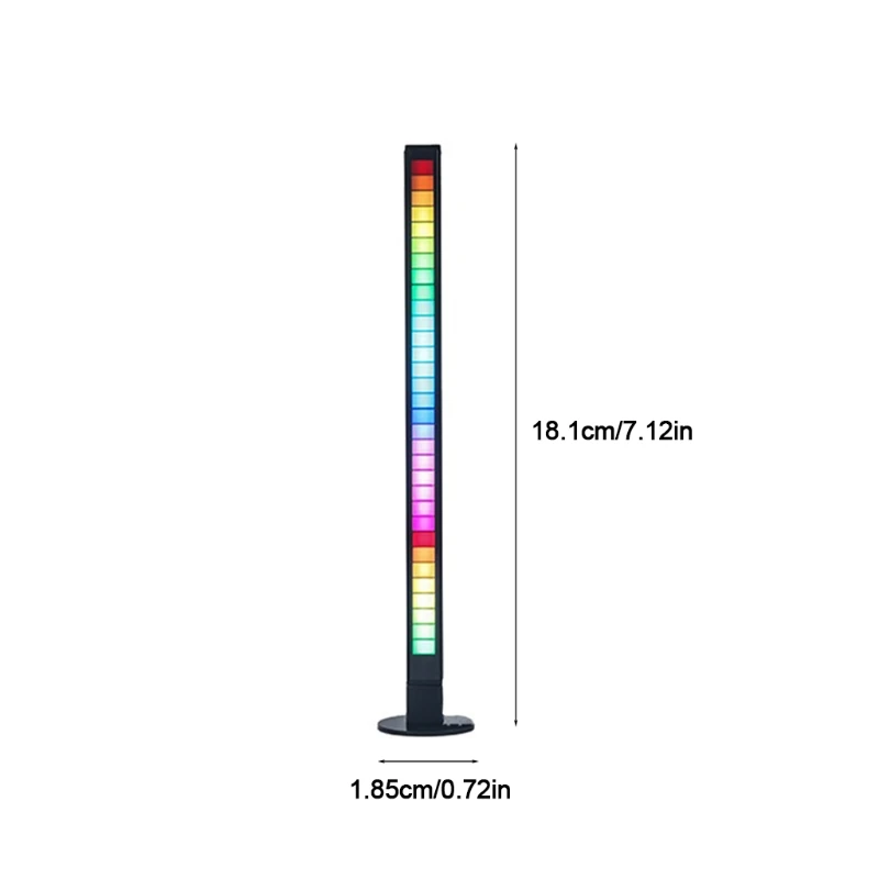 

Rhythm Pickup Light Color Lantern Tube 32Bit Music Car LED Strip Atmosphere Lamp