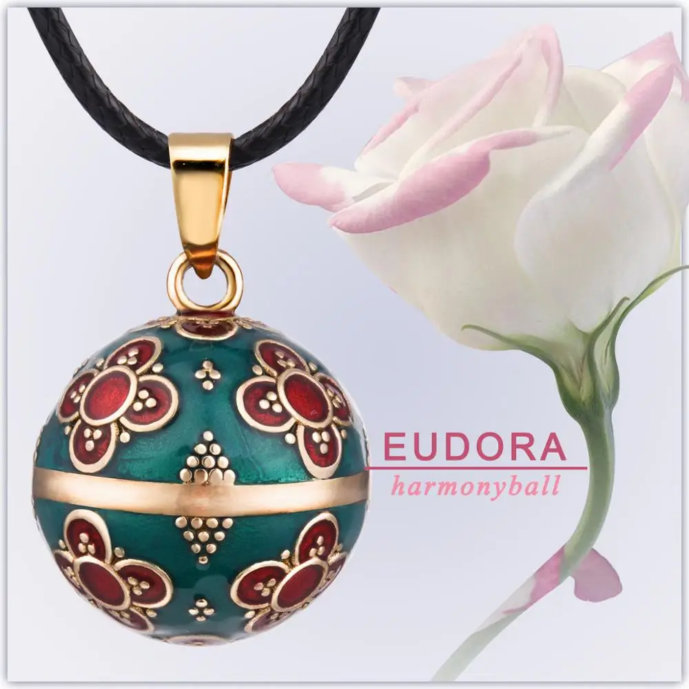 Оптовая продажа 5 шт./лот ожерелье с цветочным принтом Eudora винтажный шар для
