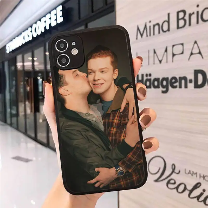 

The American version of Shameless Kun gen Phone Cases Matte Transparent for iPhone 7 8 11 12 s mini pro X XS XR MAX Plus cover