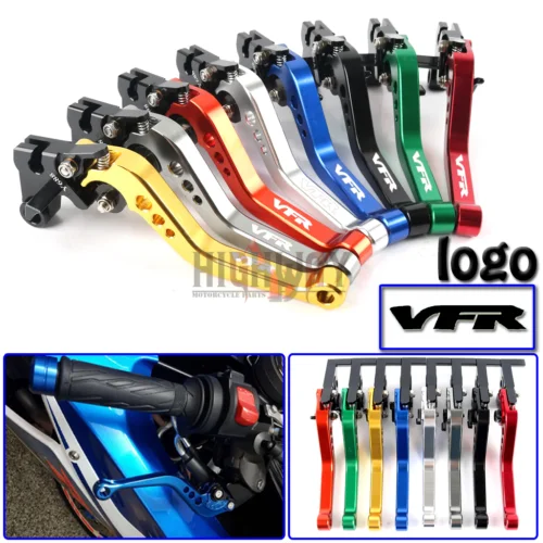 

Motorcycle CNC Aluminum Brake Clutch Levers Adjustable Short Lever for Honda VFR 1200/F 2010-2016