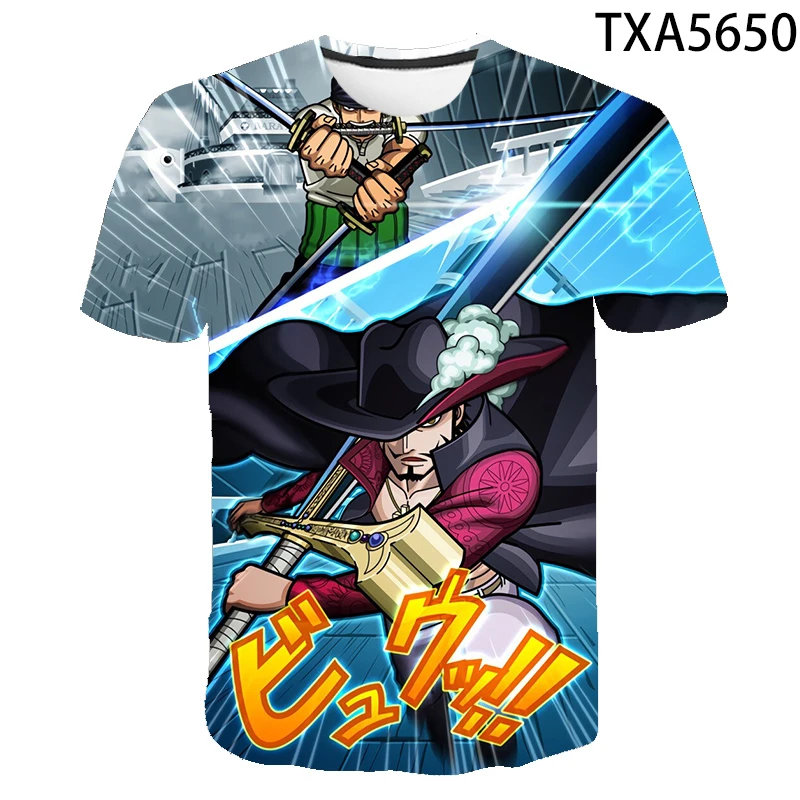 

2020 New Cartoon Anime One Piece 3D T shirt Men Women Children Fashion Streetwear Boy Girl Kids Printed T-shirt Cool Tops Tee