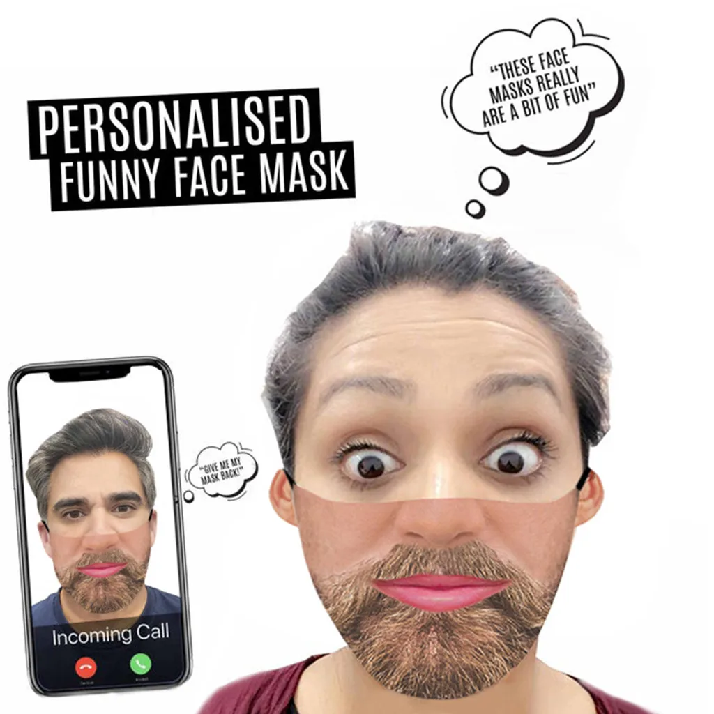 

1PCS Unisex headdress Funny Print dust-proof Reusable Washable Headband Mascarilla mascarilas Outdoor Breathable Protection Maks