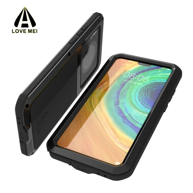 P20pro оригинальный LOVE MEI Gorilla стеклянный бронированный металлический ударопрочный