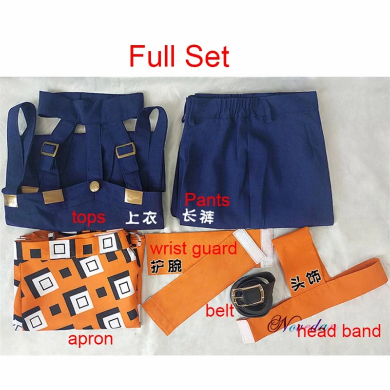 

Anime JOJO JoJo's Bizarre Adventure Cosplay Costume Ghirga Narancia Cosplay Outfit Dress Uniform Men Women Halloween Costumes