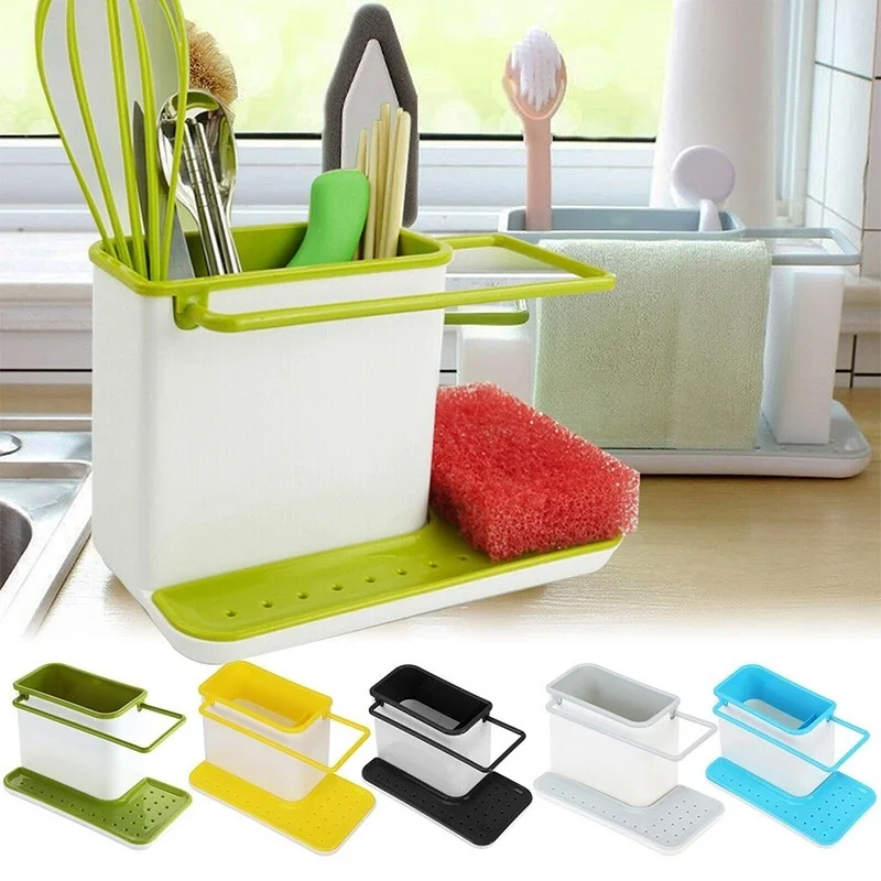 

1PC Creative Plastic Shelves Multifunctional Separated Kitchen Storage Organizer Finishing Shelf Bathroom Storaging Tool