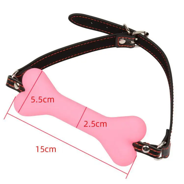 Собаке кость во рту кляп для орального секса БДСМ бандаж наручники открыть шарик