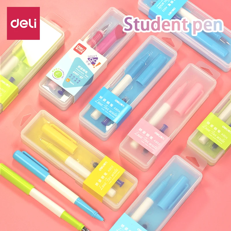 Перьевая ручка Deli коррекция осанки Детская каллиграфия письмо может заменить