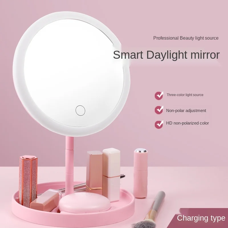 Зарядка через USB три переменной Светодиодный Волосы светлого цвета настольное