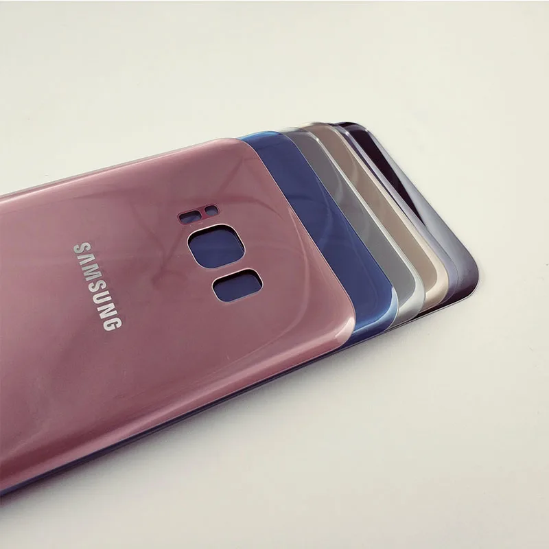 Задняя крышка для Samsung Galaxy S8 plus 3D стеклянный чехол аккумулятора + сменная Крышка