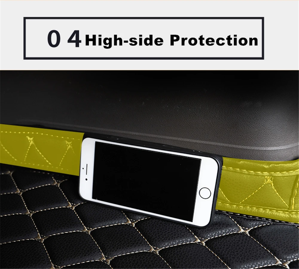 

SJ High Side Waterproof Car Trunk Mat AUTO Tail Boot Tray Liner Cargo Rear Pad Accessories For Changan CS35 2012 2013 2014-2018