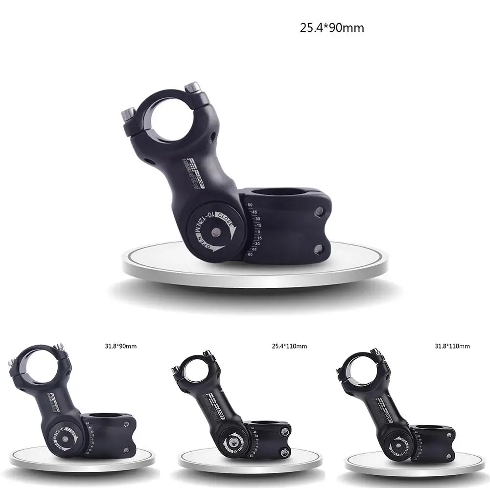 

Upgraded Bicycle Stem Riser Adjustable 25.4x90/110cm&31.8x90/110cm MTB Stem Road Bike Stem Aluminum Bicycle Cycling Accessories