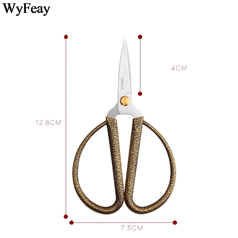 Sewing Scissors sewing Cutter Straight Vintage Embroidery Scissor Fabric Tailor's Household Thread | Дом и сад