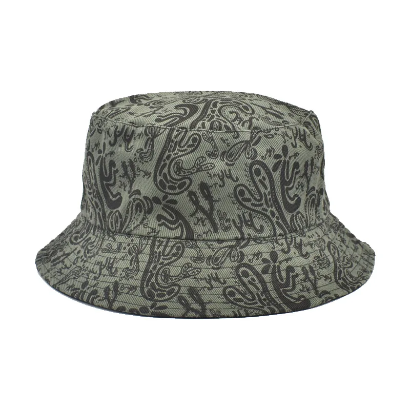 Fisherman Hat Creative Letter Y Floral Hip Hop Women Bob Panama Caps Hunting Cap Bucket Hats Outdoor Basin Cap