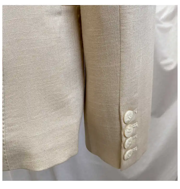 

DEAT 2021 New Spring And Autumn Fashion Casual High Quality Long Sleeve Single Button Solid Color Blazer Coat Women SK843