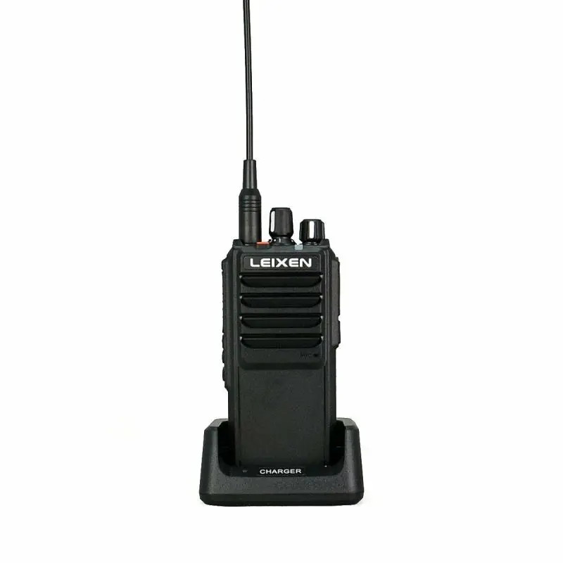 LEIXEN VV-25 Walkie Talkie 25 Watts High Power Long Range 10 KM Long Standby 12.6V 4000mAh Battery Life UHF Ham Radio Woki Toki