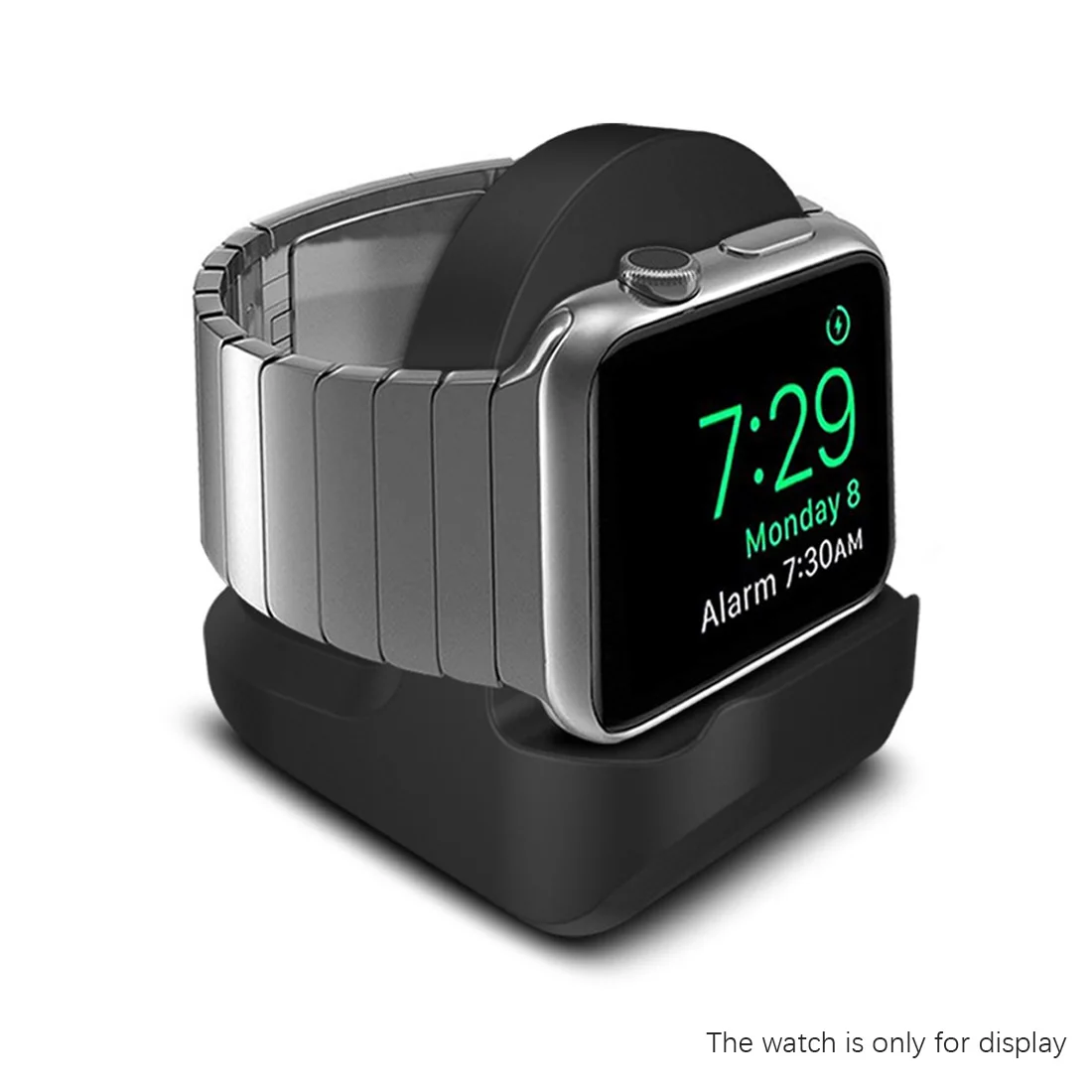 

Silicone Charge Stand Holder Station Dock for Apple Watch Series 1/2/3 42mm 38mm Charger Cable